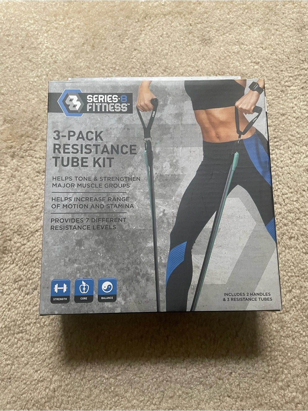 3-Pack Resistance Tube Kit - Black